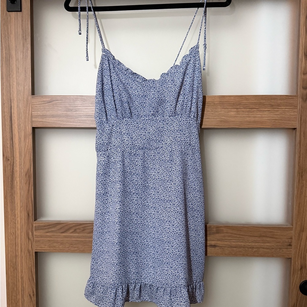 Abercrombie & Fitch Light Blue Floral Mini Dress